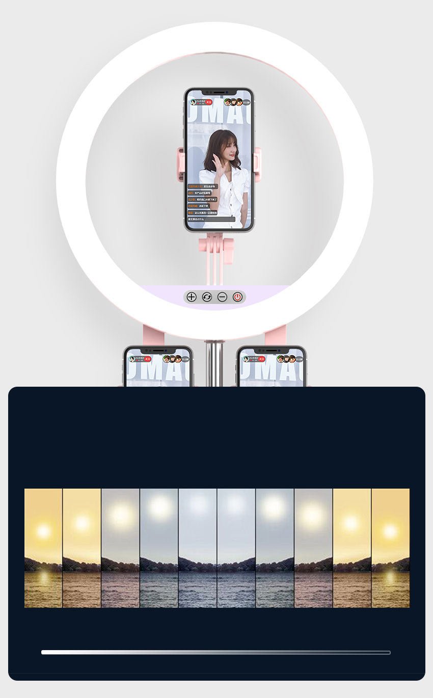 Y1 3 mobiles phones integrated fold live supplementary light | Pink - Edragonmall.com